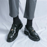 New Style One Foot Leather Shoes For Men